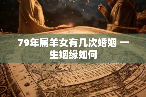 79年属羊女有几次婚姻 一生姻缘如何