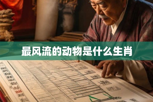 最风流的动物是什么生肖