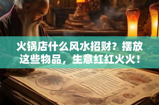 火锅店什么风水招财？摆放这些物品，生意红红火火！