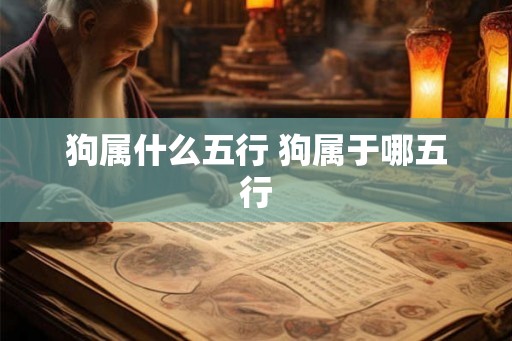 狗属什么五行 狗属于哪五行 狗属什么五行 狗属于哪五行