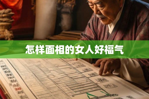 怎样面相的女人好福气