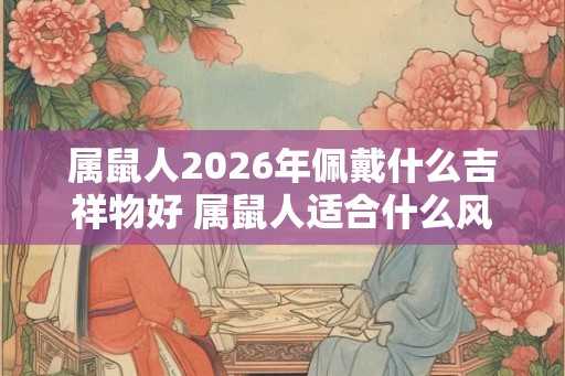 属鼠人2026年佩戴什么吉祥物好 属鼠人适合什么风水饰品 属鼠人2026年佩戴什么吉祥物好 属鼠人适合什么风水饰品