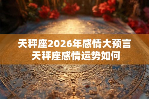 天秤座2026年感情大预言 天秤座感情运势如何