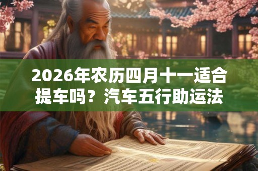 2026年农历四月十一适合提车吗？汽车五行助运法