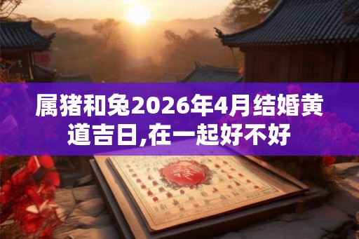 属猪和兔2026年4月结婚黄道吉日,在一起好不好 属猪和兔2026年4月结婚黄道吉日,在一起好不好
