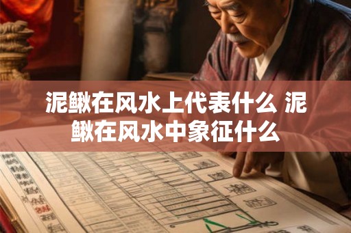 泥鳅在风水上代表什么 泥鳅在风水中象征什么