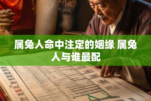属兔人命中注定的姻缘 属兔人与谁最配