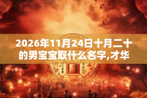 2026年11月24日十月二十的男宝宝取什么名字,才华横溢