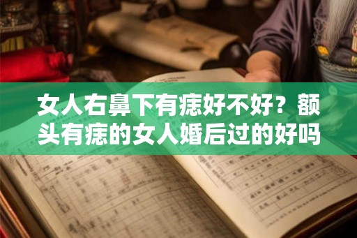 女人右鼻下有痣好不好?额头有痣的女人婚后过的好吗? 女人右鼻下有痣好不好?额头有痣的女人婚后过的好吗?