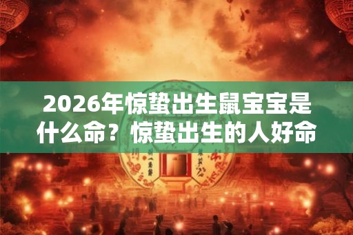 2026年惊蛰出生鼠宝宝是什么命?惊蛰出生的人好命吗? 2026年惊蛰出生鼠宝宝是什么命?惊蛰出生的人好命吗?
