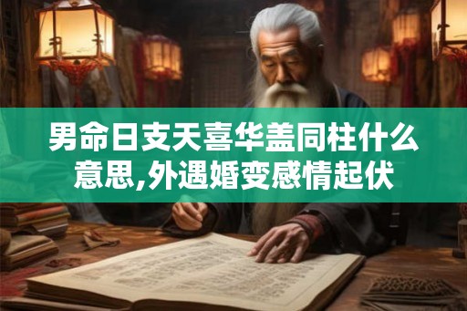 男命日支天喜华盖同柱什么意思,外遇婚变感情起伏