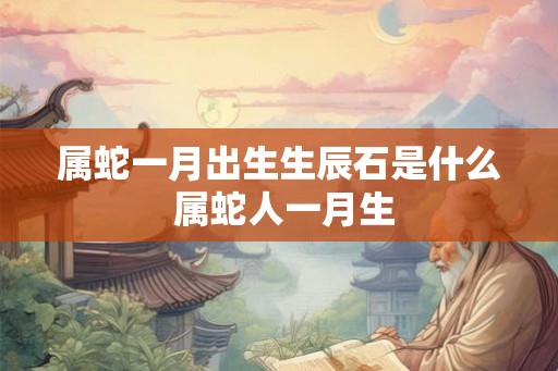 属蛇一月出生生辰石是什么 属蛇人一月生