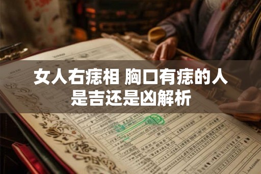 女人右痣相 胸口有痣的人是吉还是凶解析 女人右痣相 胸口有痣的人是吉还是凶解析