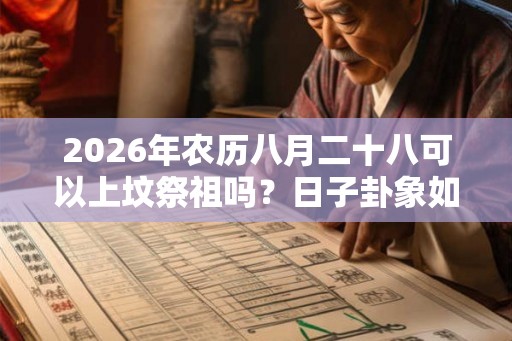 2026年农历八月二十八可以上坟祭祖吗？日子卦象如何？