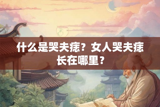 什么是哭夫痣?女人哭夫痣长在哪里? 什么是哭夫痣?女人哭夫痣长在哪里?