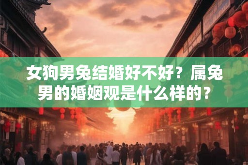 女狗男兔结婚好不好?属兔男的婚姻观是什么样的? 女狗男兔结婚好不好?属兔男的婚姻观是什么样的?