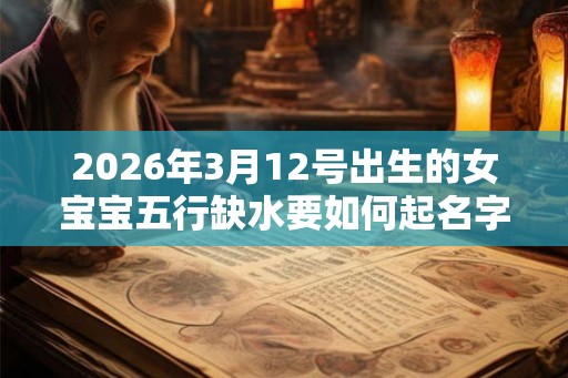 2026年3月12号出生的女宝宝五行缺水要如何起名字