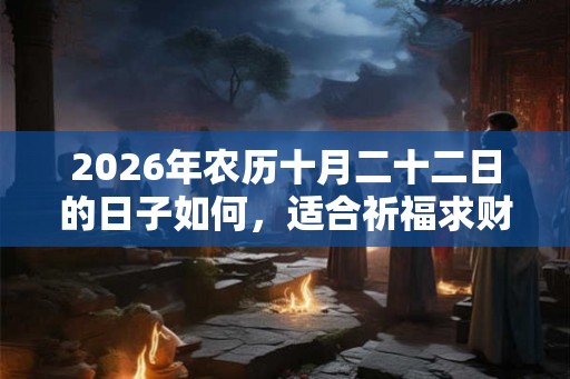 2026年农历十月二十二日的日子如何，适合祈福求财吗？
