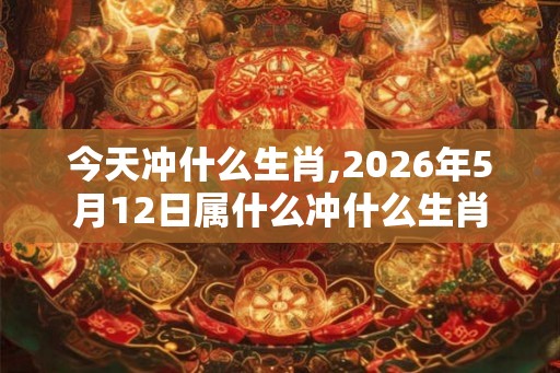 今天冲什么生肖,2026年5月12日属什么冲什么生肖 今天冲什么生肖,2026年5月12日属什么冲什么生肖