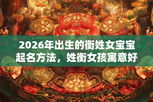 2026年出生的衡姓女宝宝起名方法，姓衡女孩寓意好的名字