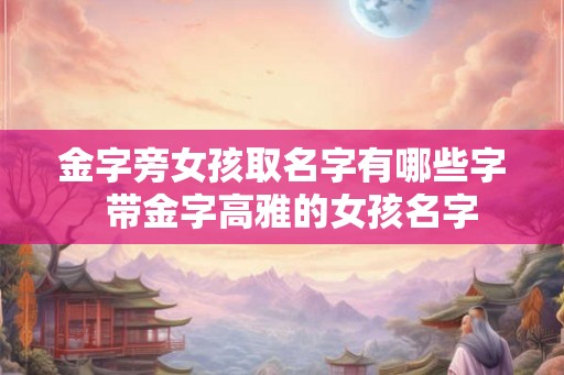 金字旁女孩取名字有哪些字  带金字高雅的女孩名字