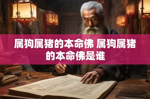 属狗属猪的本命佛 属狗属猪的本命佛是谁