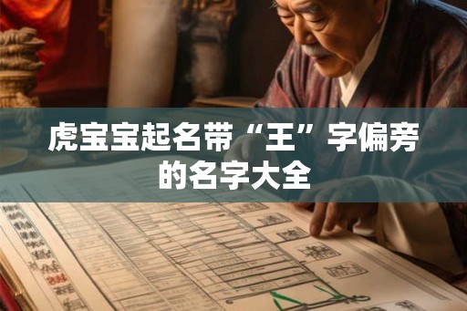虎宝宝起名带“王”字偏旁的名字大全