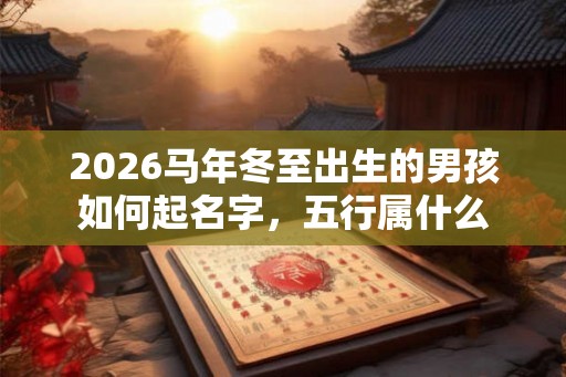 2026马年冬至出生的男孩如何起名字,五行属什么 2026马年冬至出生的男孩如何起名字,五行属什么