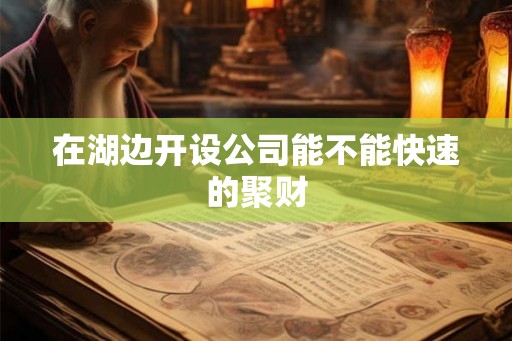 在湖边开设公司能不能快速的聚财