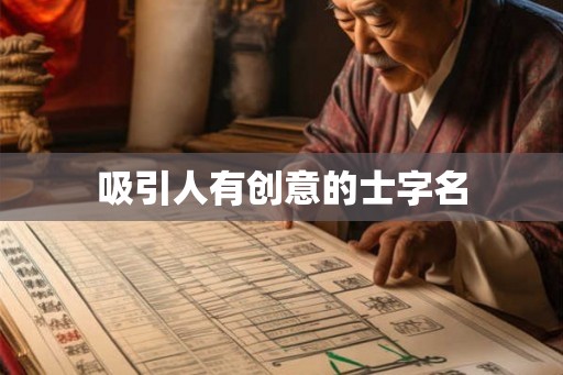 吸引人有创意的士字名