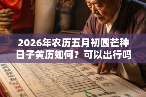 2026年农历五月初四芒种日子黄历如何？可以出行吗？