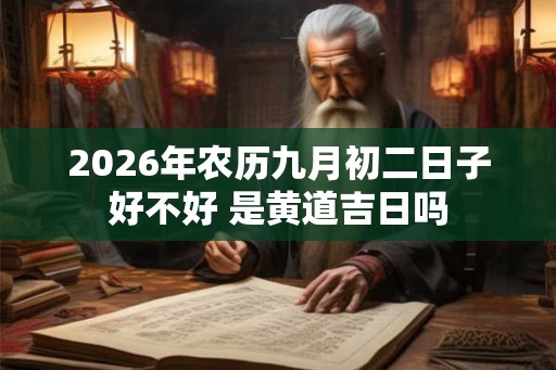 2026年农历九月初二日子好不好 是黄道吉日吗