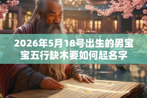 2026年5月18号出生的男宝宝五行缺木要如何起名字