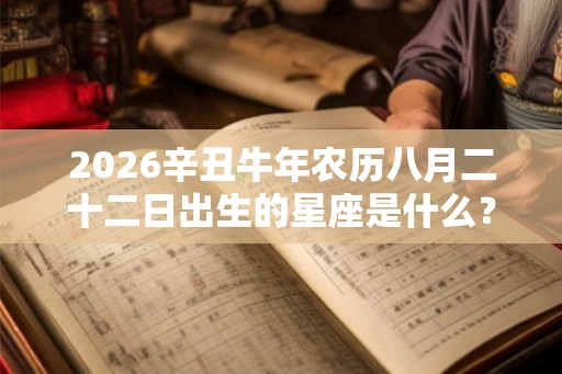2026辛丑牛年农历八月二十二日出生的星座是什么？