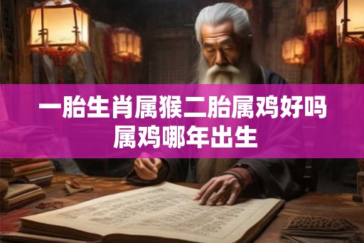 一胎生肖属猴二胎属鸡好吗 属鸡哪年出生