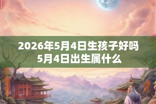 2026年5月4日生孩子好吗 5月4日出生属什么 2026年5月4日生孩子好吗 5月4日出生属什么