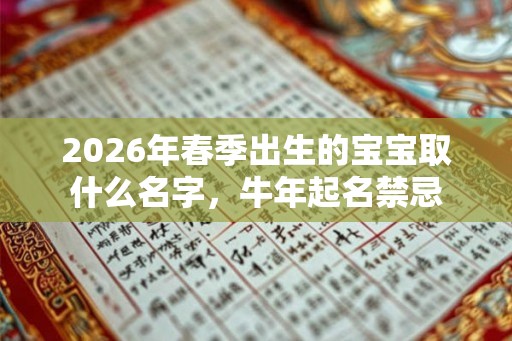 2026年春季出生的宝宝取什么名字，牛年起名禁忌