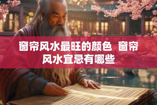 窗帘风水最旺的颜色 窗帘风水宜忌有哪些 窗帘风水最旺的颜色 窗帘风水宜忌有哪些