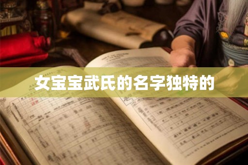 女宝宝武氏的名字独特的