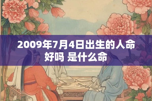 2009年7月4日出生的人命好吗 是什么命 2009年7月4日出生的人命好吗 是什么命