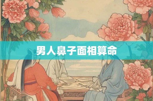 男人鼻子面相算命