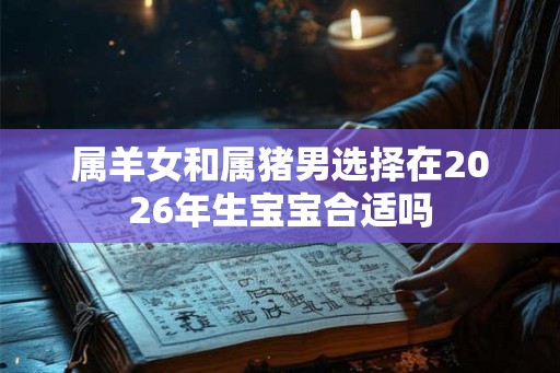 属羊女和属猪男选择在2026年生宝宝合适吗