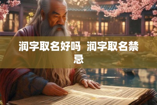 润字取名好吗  润字取名禁忌