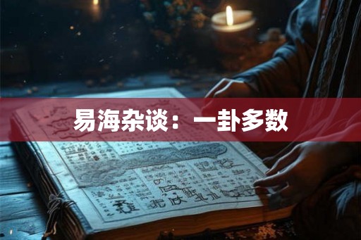 易海杂谈：一卦多数