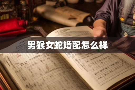 男猴女蛇婚配怎么样