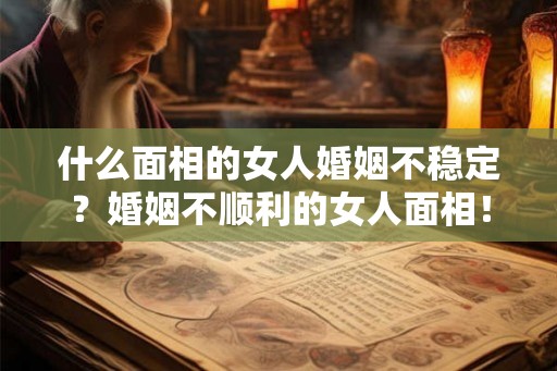 什么面相的女人婚姻不稳定？婚姻不顺利的女人面相！