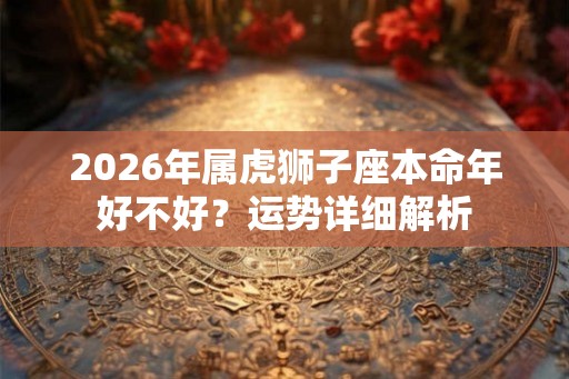2026年属虎狮子座本命年好不好？运势详细解析