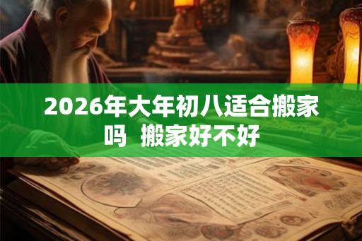 2026年大年初八适合搬家吗  搬家好不好