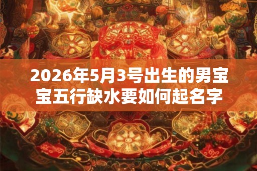 2026年5月3号出生的男宝宝五行缺水要如何起名字