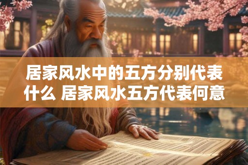 居家风水中的五方分别代表什么 居家风水五方代表何意